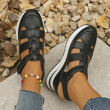 Charlot | Women’s Platform Walking Sandals – Supportive & Lightweight