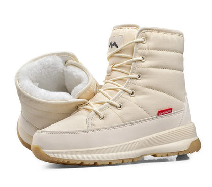 Velmora | Waterproof Lace-Up Winter Boots