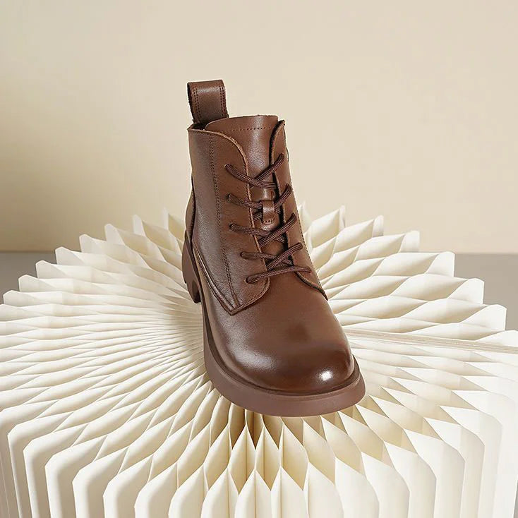 Vellano™ | Women’s British Style Boots – Warm & Non-Slip