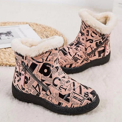 BeckyWalk™ | Women’s Printed Winter Ankle Boots