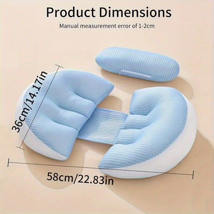 MumRest | Adjustable U-Shaped Pregnancy Pillow for Back & Abdomen