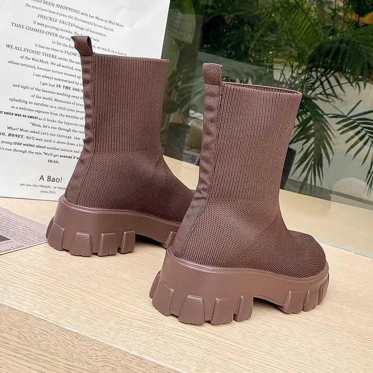 ELOVÉ | Women’s Knitted Sock Boots