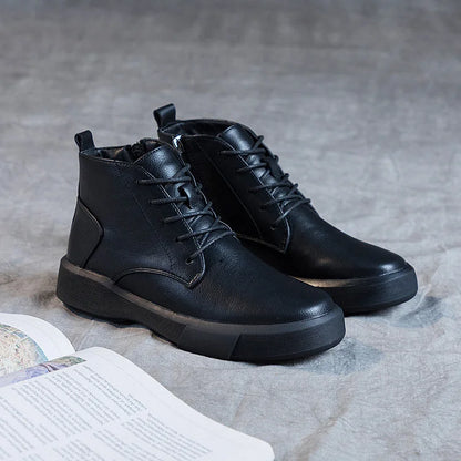 Velviro | Retro Warm Winter Ankle Boots for Women