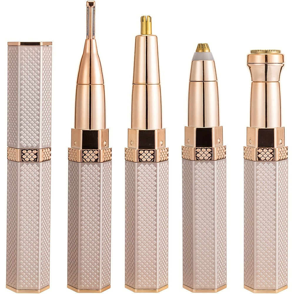 GlowSmooth | Women’s Shaver – Painless 4-in-1 for Face & Bikini Line