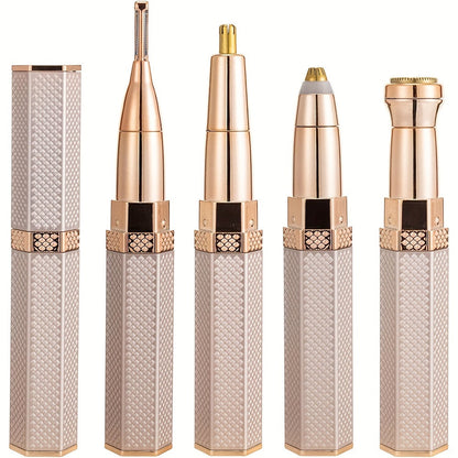 GlowSmooth | Women’s Shaver – Painless 4-in-1 for Face & Bikini Line