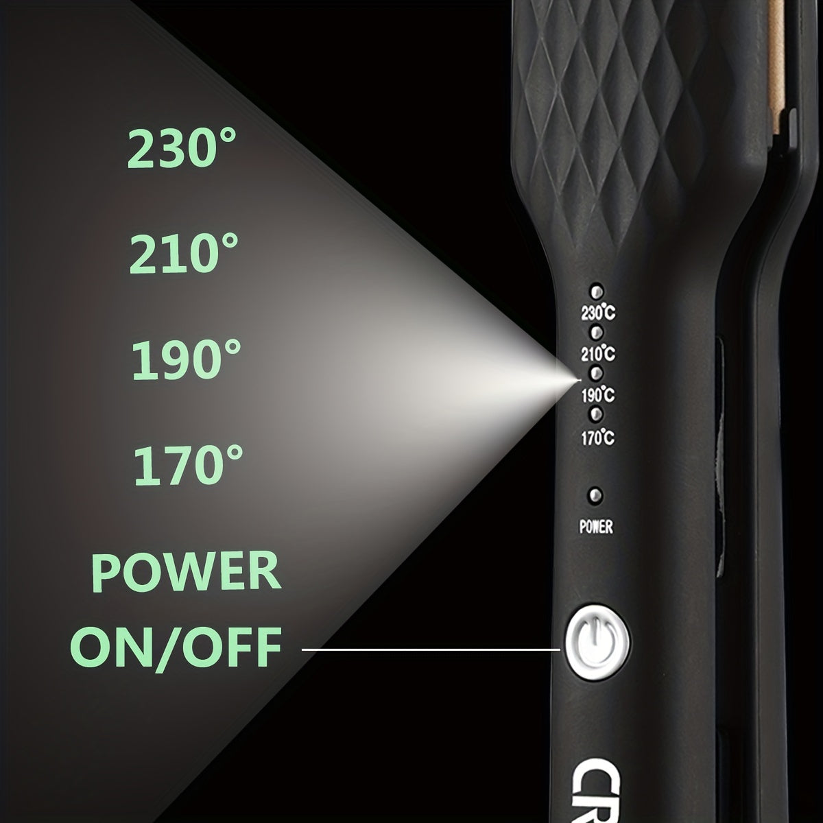CRASTS™ – Straighten, Curl & Crimp with Adjustable Heat & LCD Control