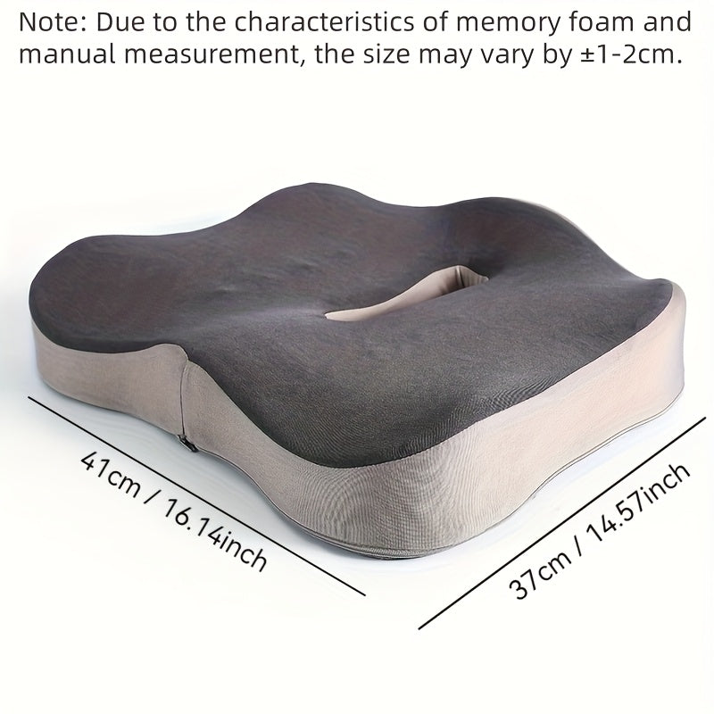 SitEase™ – Ergonomic Cushion for Tailbone & Hip Relief at Work or Travel