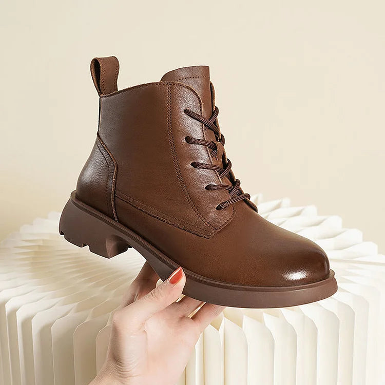 Vellano™ | Women’s British Style Boots – Warm & Non-Slip