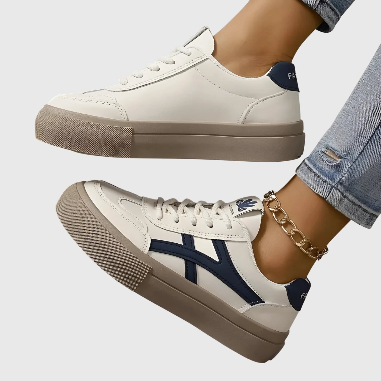 Elza™ | Women’s Canvas Sneakers – Lightweight Lace-Up