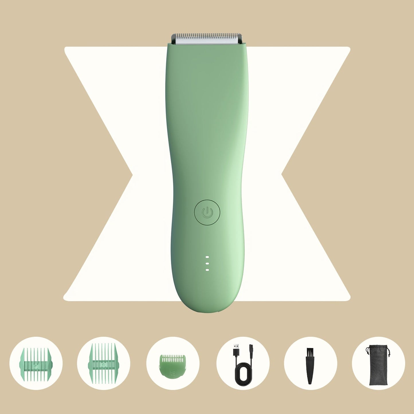 TrimMate™ USB rechargeable shaver - Gentle & precise full body care