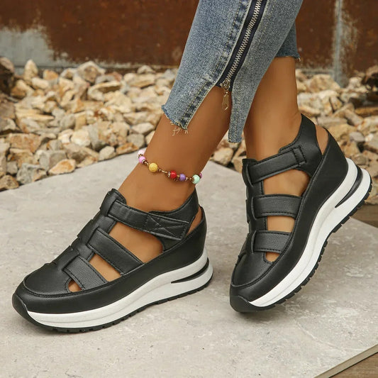Charlot | Women’s Platform Walking Sandals – Supportive & Lightweight