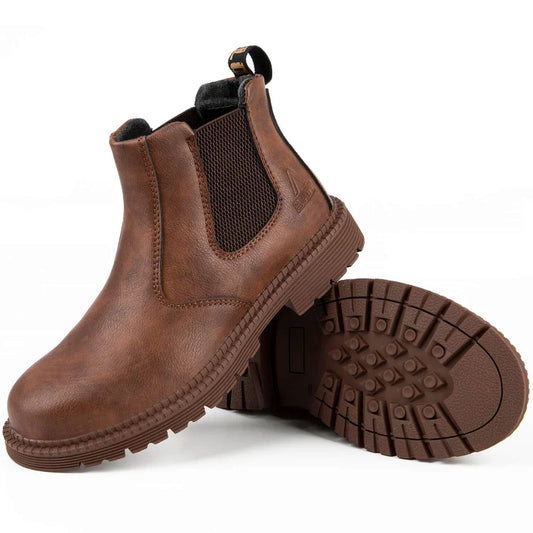 Guard™ | Men’s Waterproof Slip-On Steel Toe Boots