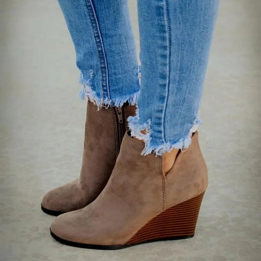 Stride™ | Women’s Platform Wedge Ankle Boots