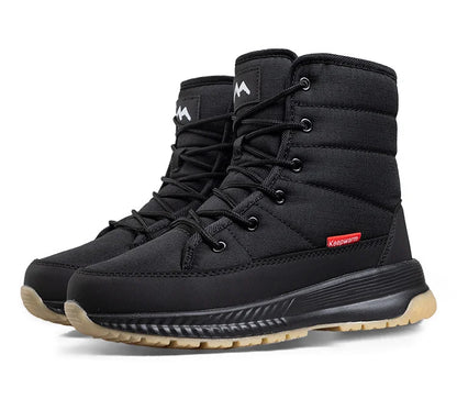 Velmora | Waterproof Lace-Up Winter Boots