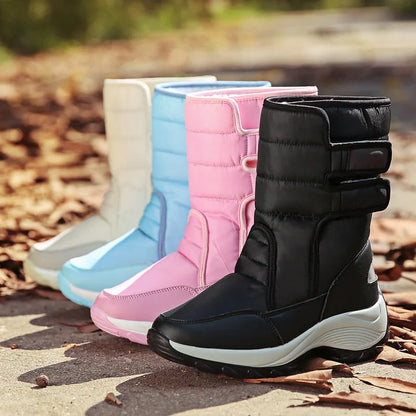 Becky™ | Waterproof Mid-Calf Snow Boots – Warm & Non-Slip