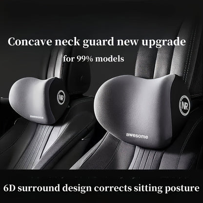 SpineEase™ – Ergonomic Lumbar Support Cushion for Office, Car & Travel