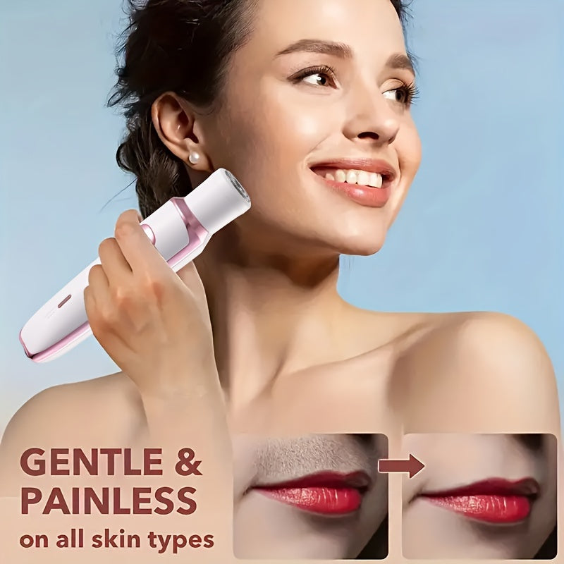 LuxeCare™ Rechargeable ladies' shaver - Gentle 4-in-1 care everywhere