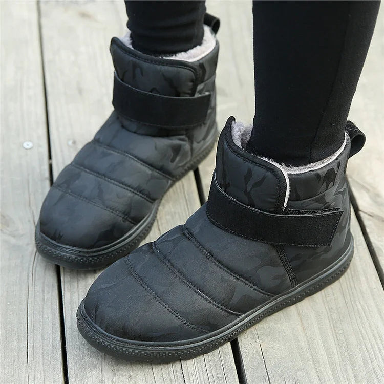 NOVINA™ | Men’s Winter Snow Boots – Warm Plush & Casual