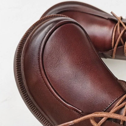 G&ZaCo™ | Retro Lace up Ankle Boots for Women