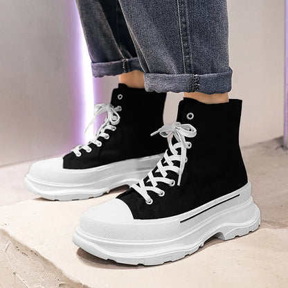 StepRise™ | Men’s High-Top Canvas Sneakers