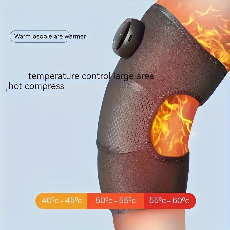 ThermaFlex | Heating Bandage - 3-in-1 Heat & Vibration for Knee, Shoulder, Elbow