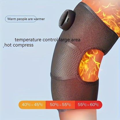 ThermaFlex | Heating Bandage - 3-in-1 Heat & Vibration for Knee, Shoulder, Elbow