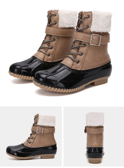 FROZA™ | Women’s Waterproof Lace-Up Ankle Snow Boots