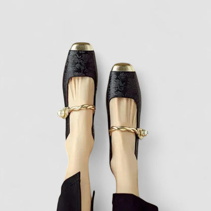 Chrystahh | Elegant Low-Heel Mary Janes