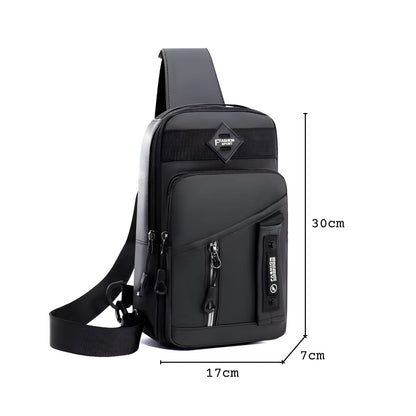 Men’s Anti-Theft Chest Bag – Stylish, Secure & Waterproof