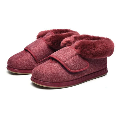 SOFTRU™ | Warm Adjustable Cotton Shoes – Wide Fit
