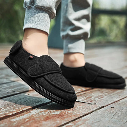 Fleura™ | Adjustable Diabetes Slippers – Wide & Comfortable