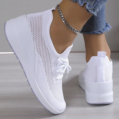 Veyra -  Women’s Memory-Foam Support Sneakers - Lightweight Supportive Fit
