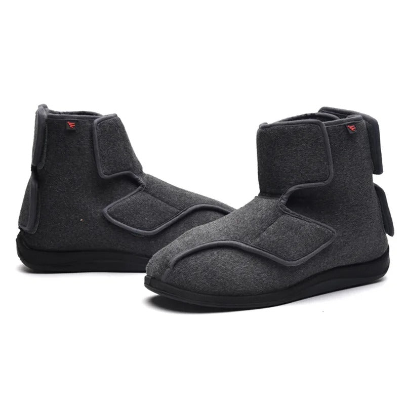 Lunera™ | Men's Diabetic Boots – Adjustable & Warm