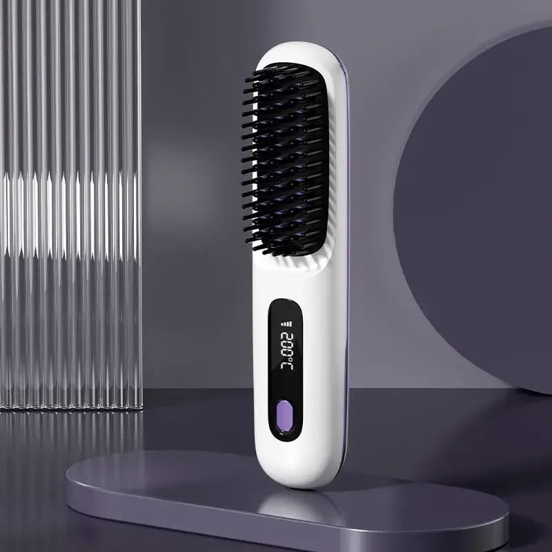 GlideBrush Pro - Kabellose Haarglättungsbürste